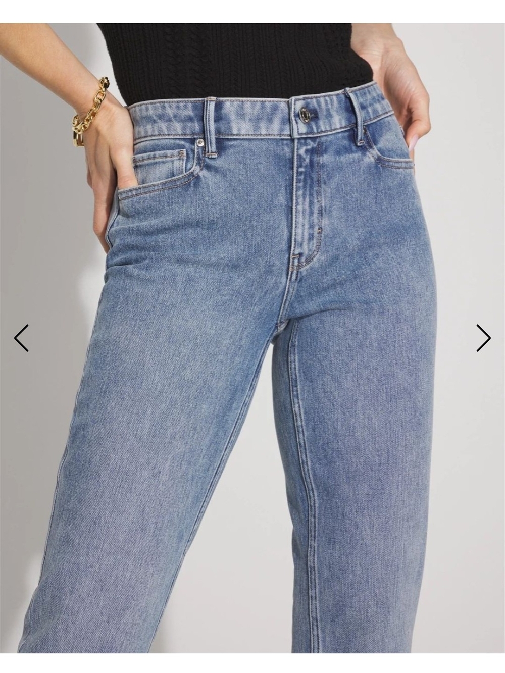 White House Black Market Mid-Rise Slim Jean Size 8L